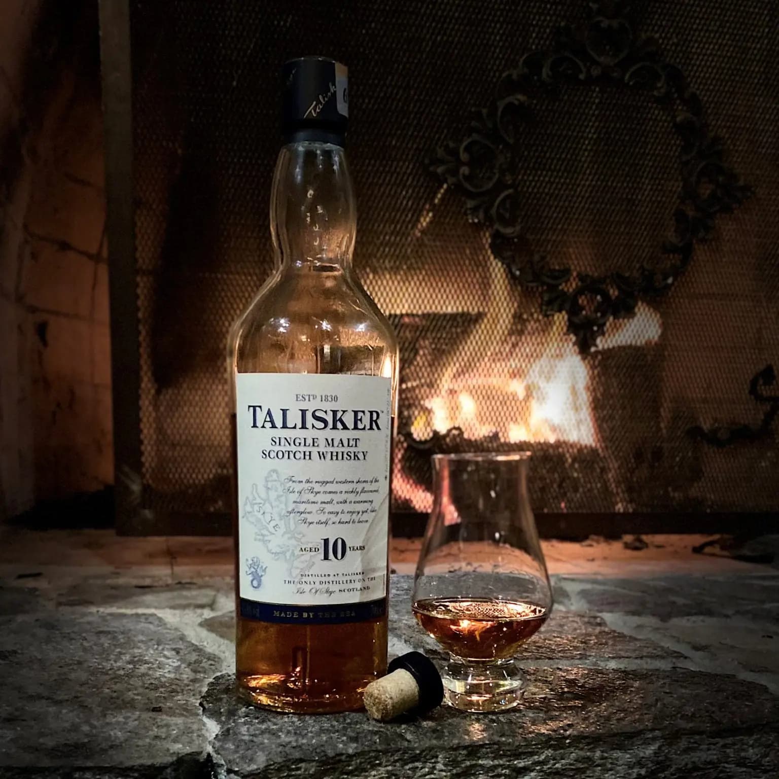 TALISKER 10 Y.O SINGLE MALT WHISKEY-75 CL
